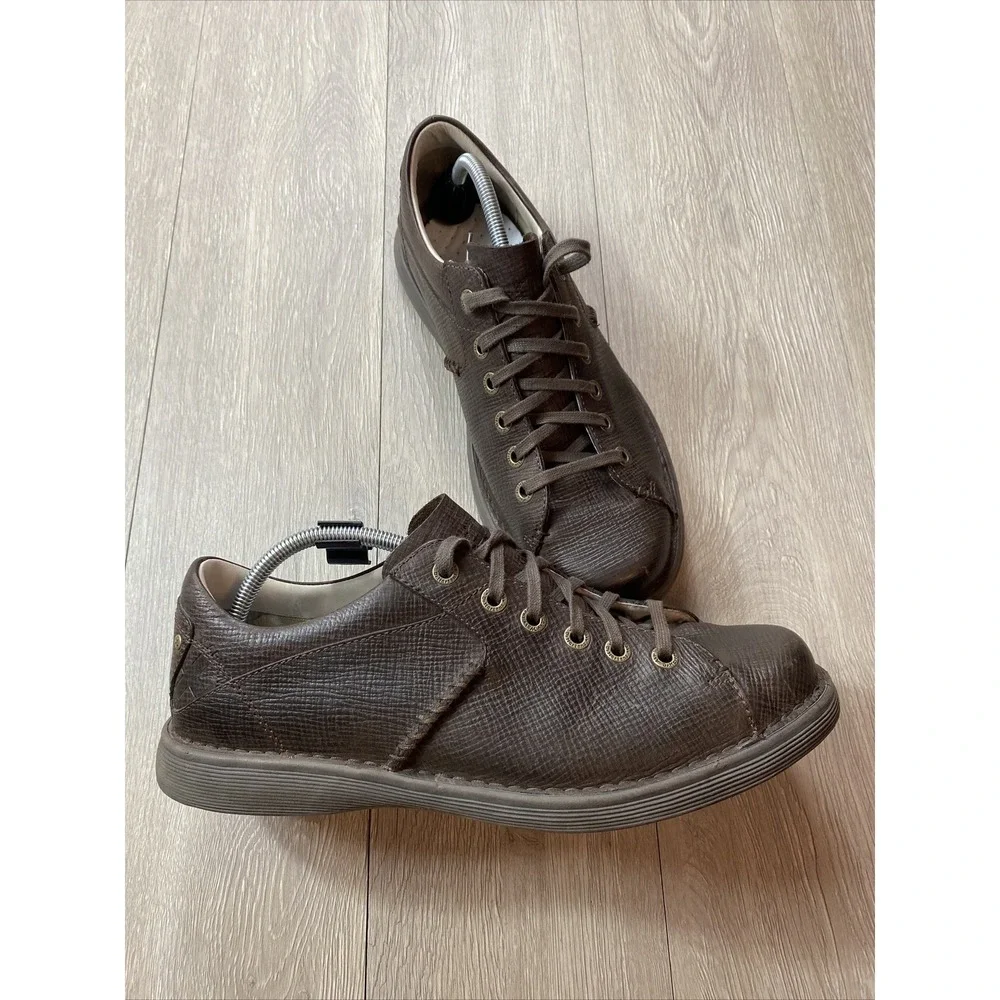 Doc‎ Martens Brown Leather Shoes Mens Size 12 Lace Up Low Cut 12478